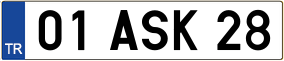 Truck License Plate